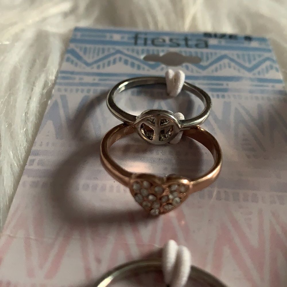 Set of 5 rings - Picture 3 of 5